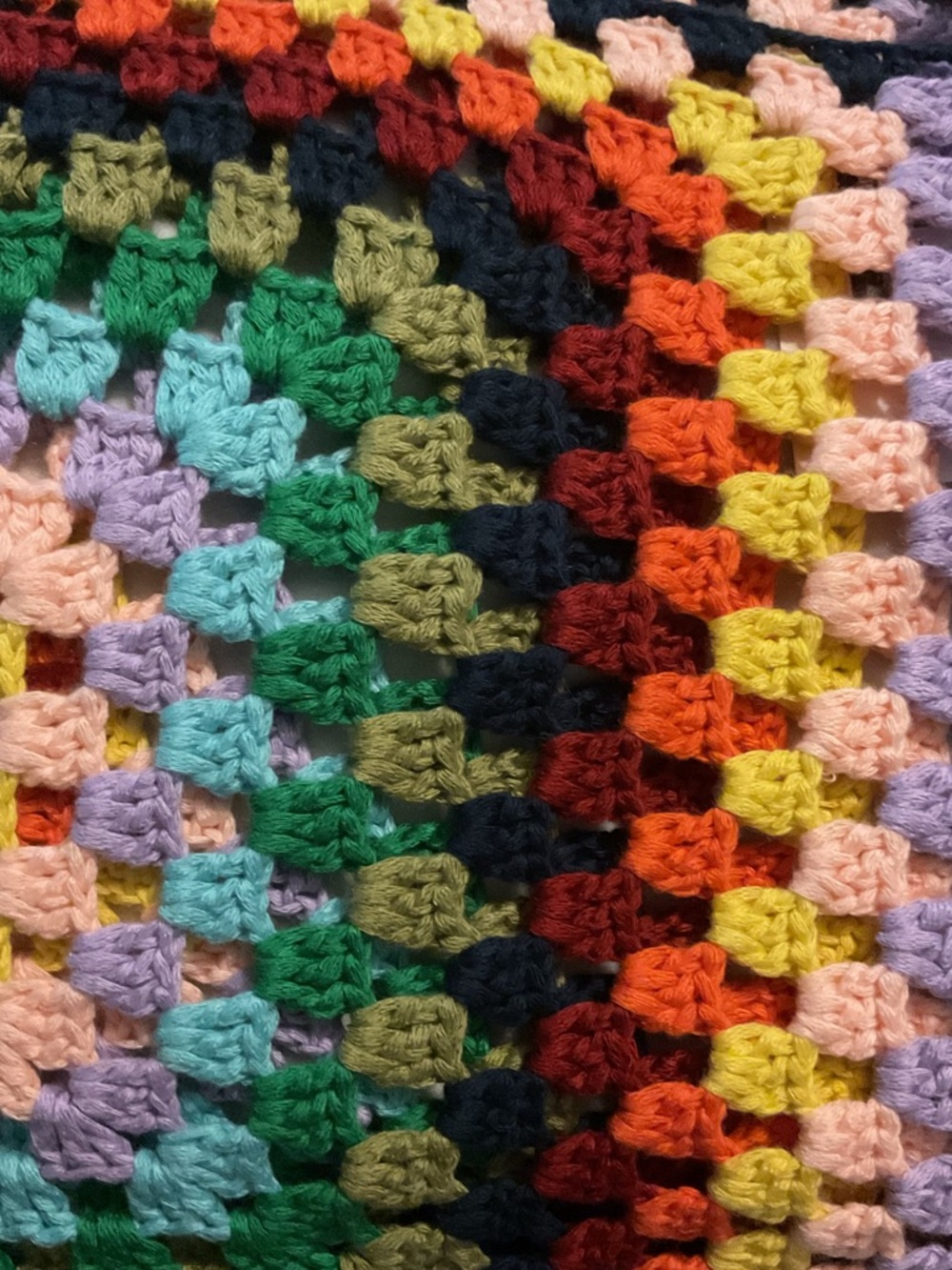 NWT debut Multicolor Crochet Patchwork Crop Camisole - Picture 7 of 7